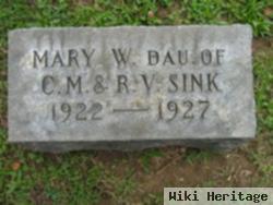Mary Willie Sink