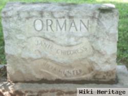 Janie Childress Orman