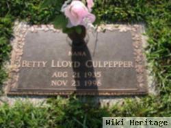 Betty Jo Lloyd Culpepper