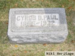 Cyrus B Paul