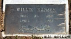 William "willie" Hansen