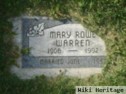 Mary Rowe Warren