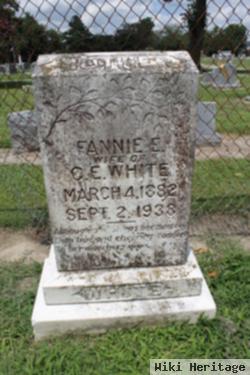 Fannie E White