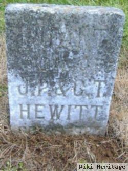 Infant Son Hewitt