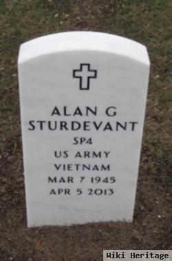 Alan G Sturdevant