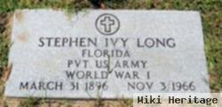 Pvt Stephen Ivy Long