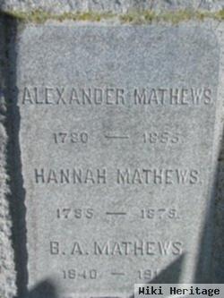 Benton Alexander Mathews