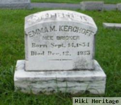 Emma M. Bricker Kerchoff