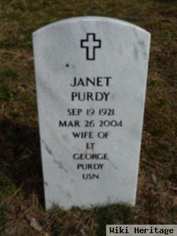 Dorothy Janet "janet" Friberg Purdy