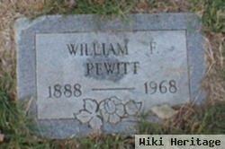 William F Pewitt