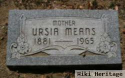 Ursia Means