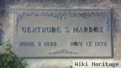 Gertrude S Maddox
