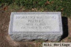 Horatio M Peebles