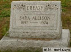 Sara Lavina Allison Creasy