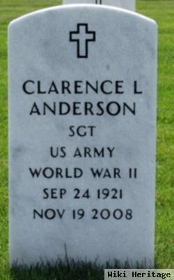 Sgt Clarence L Anderson