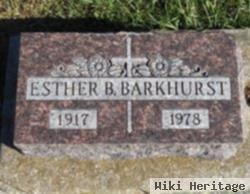 Esther B. Barkhurst