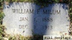 William F Milum