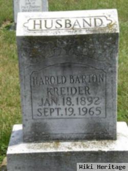 Harold Barton Kreider