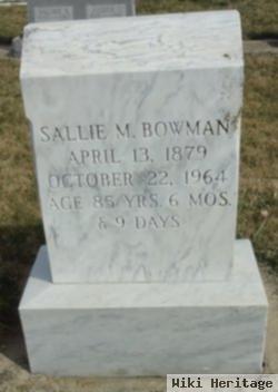 Sallie M. Bowman