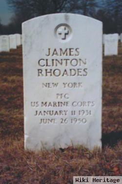 Pfc James Clinton Rhoades