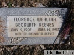 Florence Wealtha Beckwith Reeves