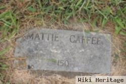 Mattie H Caffee