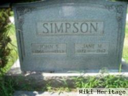 John S Simpson