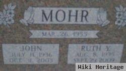 Ruth Y Mohr