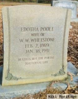 Elizabeth Edodtha Poole Whetstone