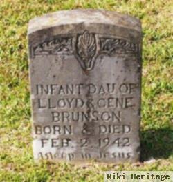 Infant Daughter Brunson