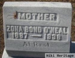 Mary Arzone "zona" Bond O'neal