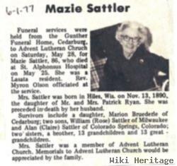 Mazie Ryan Sattler