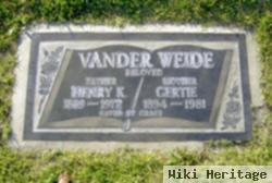 Gertie Reinalda Vander Weide