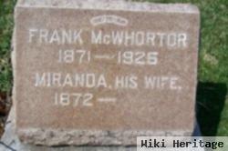 Frank Mcwhortor