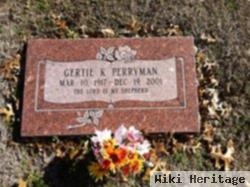 Gertie K Perryman