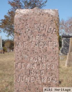 M. E. Packer Shipp