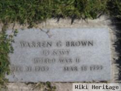 Warren G Brown