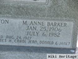 M Anne Barker Widrig