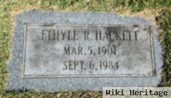 Ethyle R Hackett