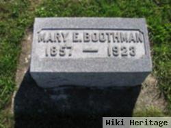 Mary E Finch Boothman