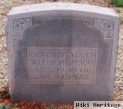 Beverly Allen "b. A." Witherspoon