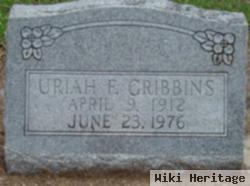 Uriah F Gribbins