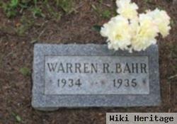 Warren R Bahr