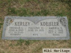 Ameria E Koehler