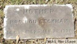 Lucilla A. "lou" Wright Beckham