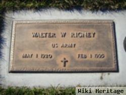 Walter W Rigney