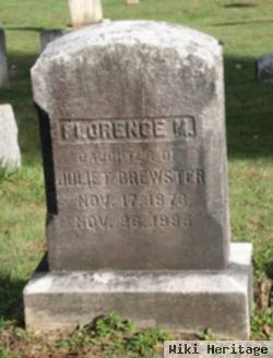 Florence M Brewster