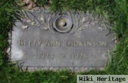 Betty Ann Dickinson