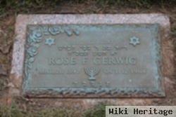 Rose F. Gerwig