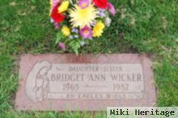 Bridget Ann Wicker